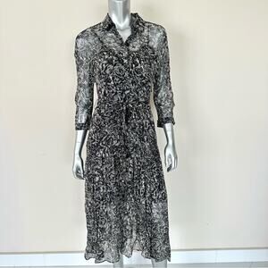 NEW!!! All Saints women silk dress size 4 US or S